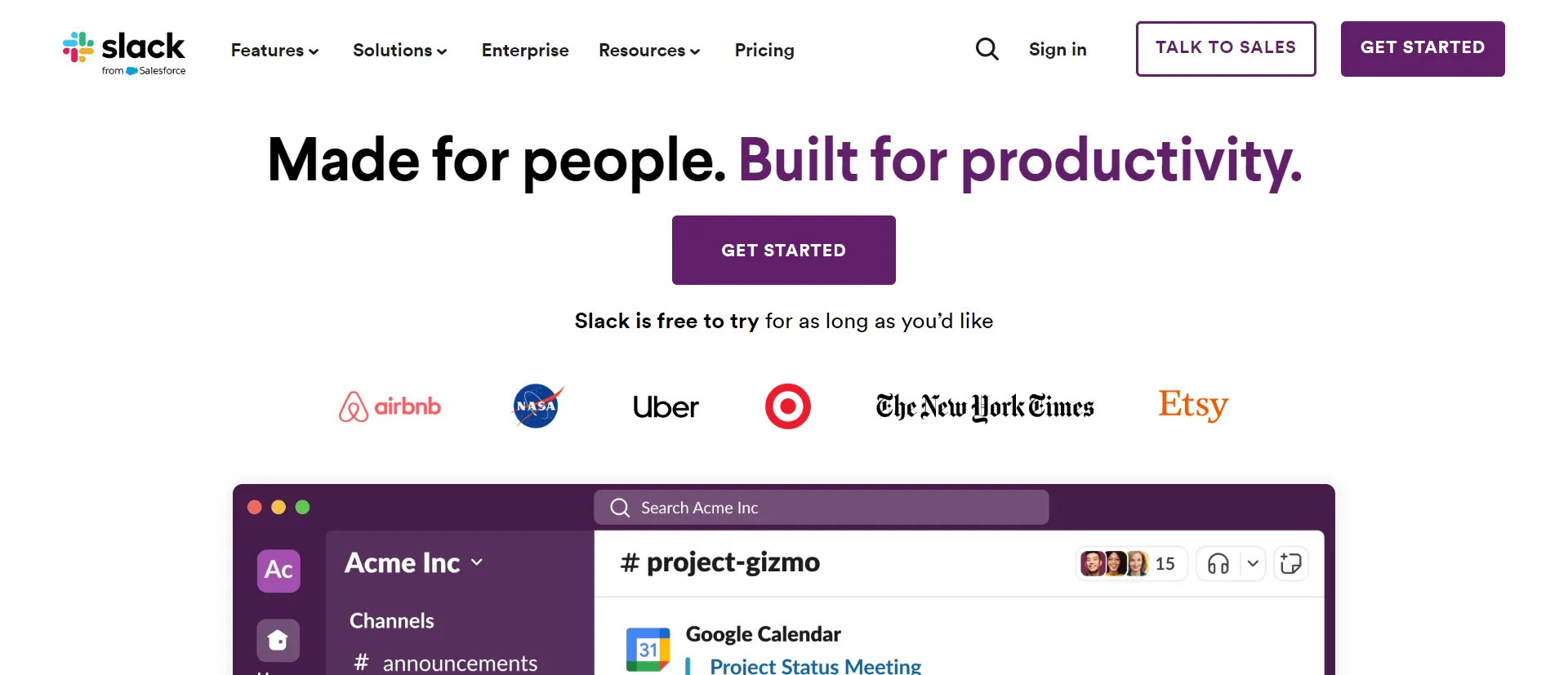 slack