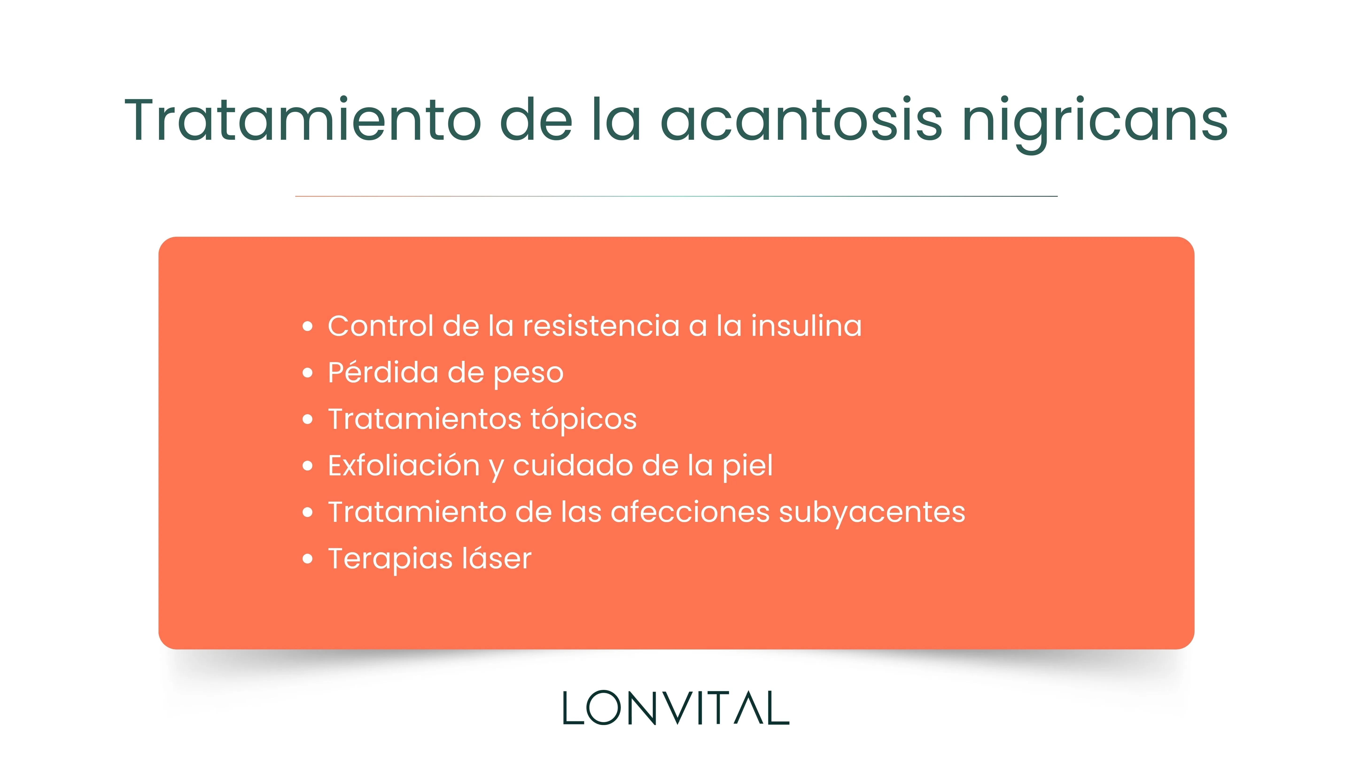 Tratamiento de la acantosis nigricans