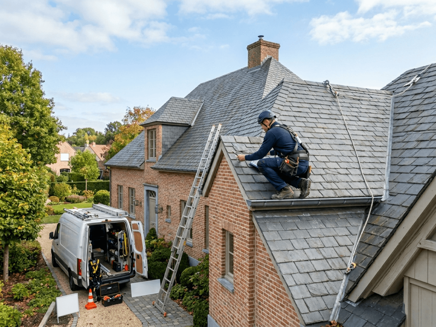 grey roof