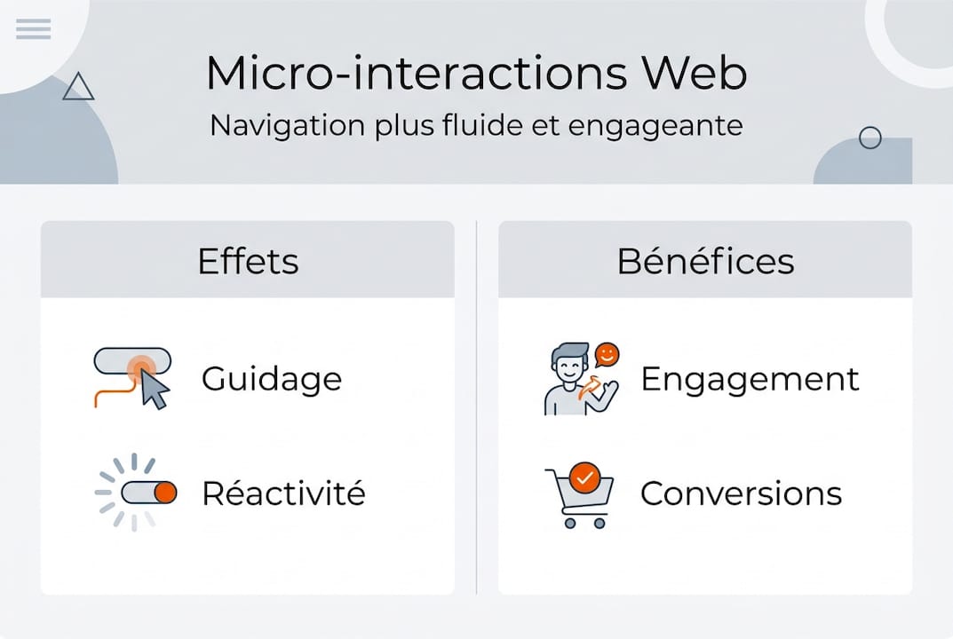 Découvrez en images l’impact des micro-interactions sur l’expérience de navigation web.