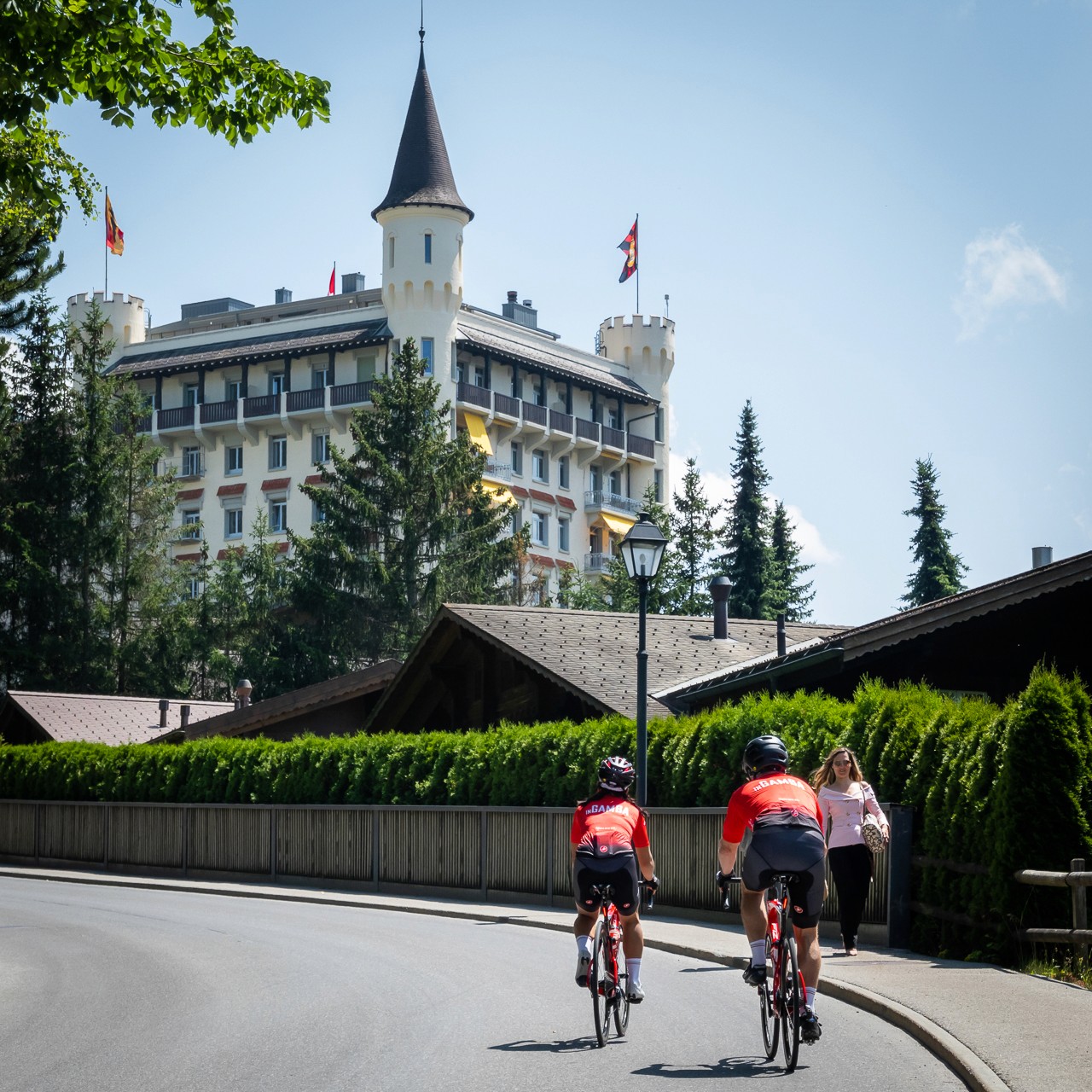 Vianden Castle on a hill