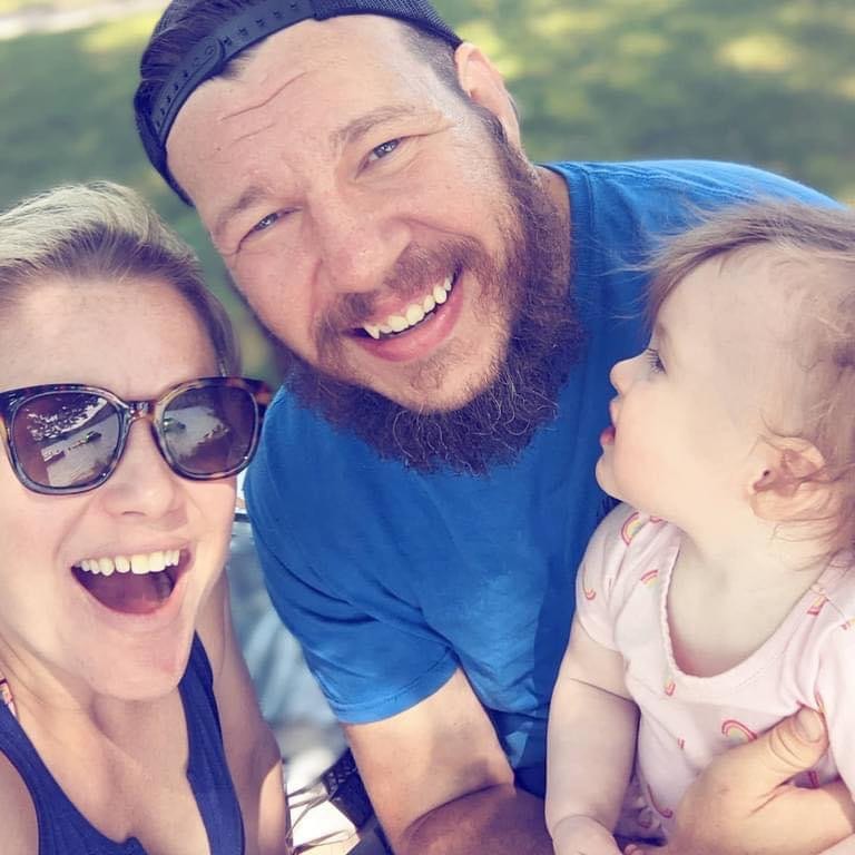 Josh and his and family