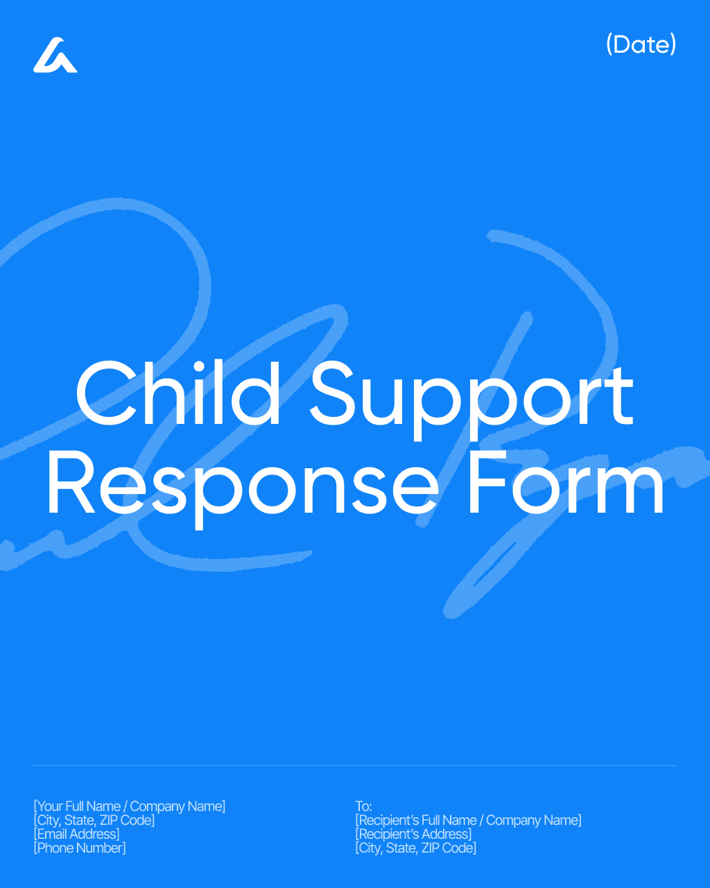 Child Support Response Form