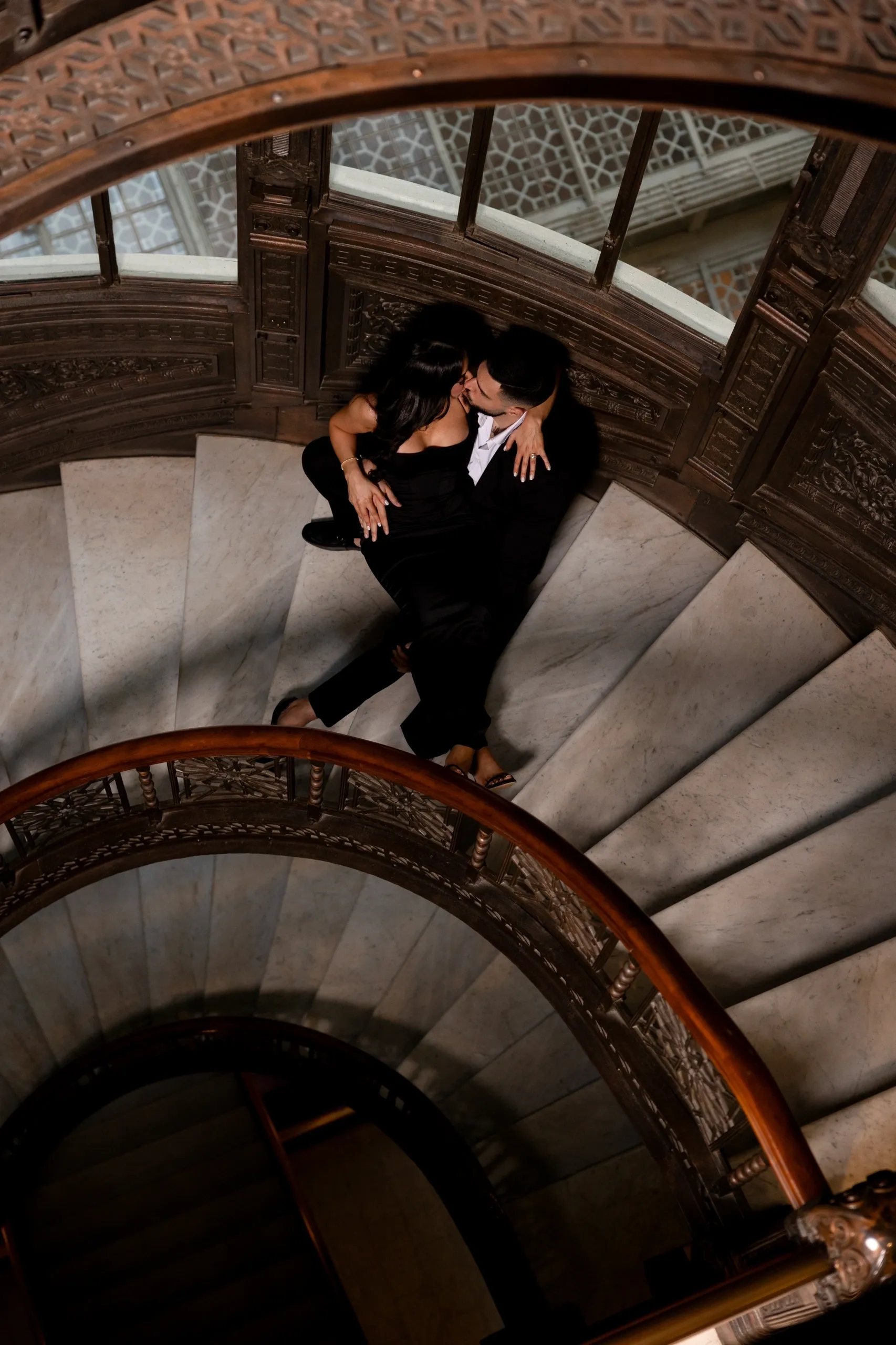 a woman wearing headphone