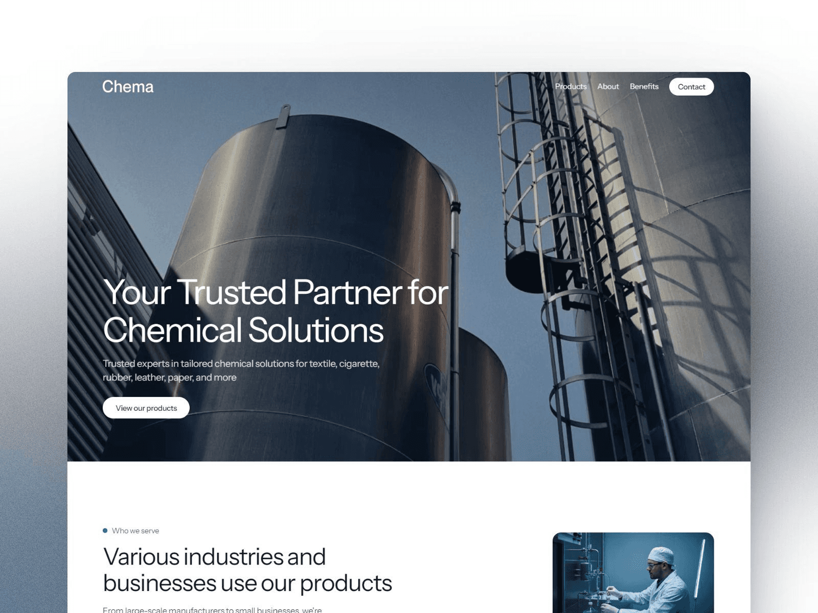 Best 10 Website Templates for Businesses - Chema