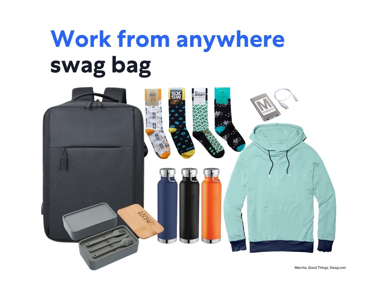 Work from anywhere (WFA) swag bag