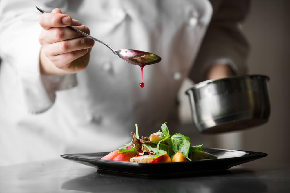 chef preparing food