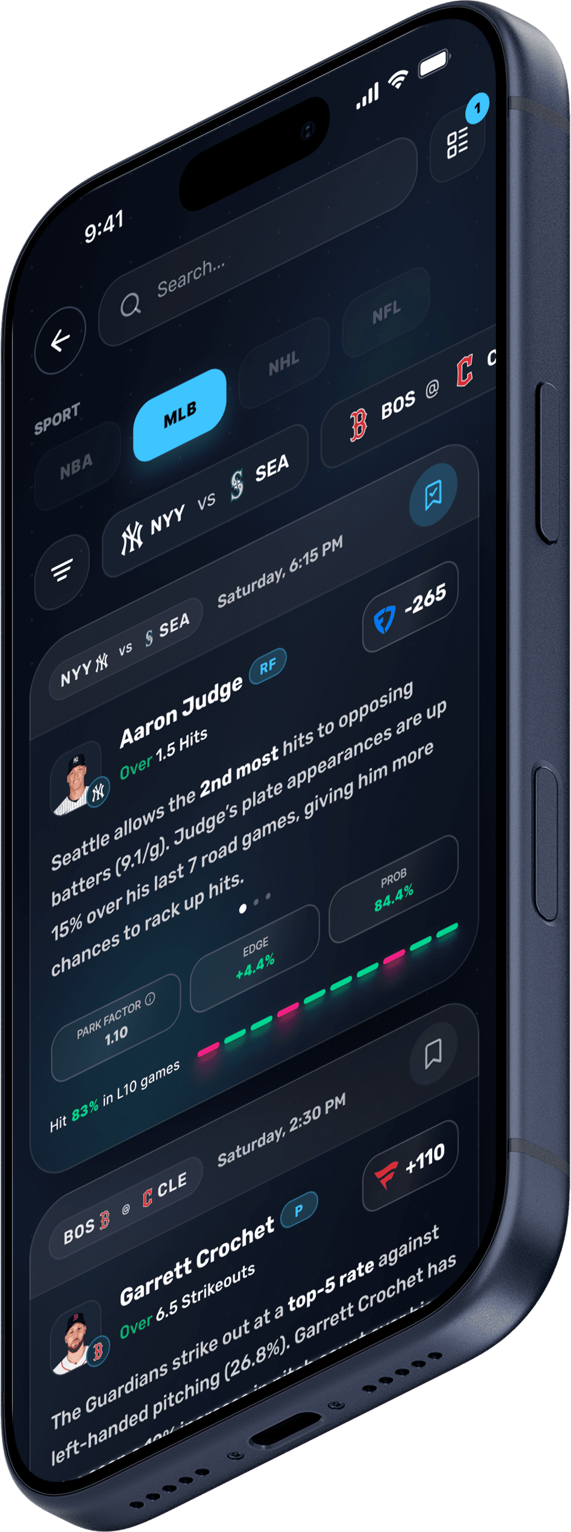 iPhone mockup of the voice recording feature of the app