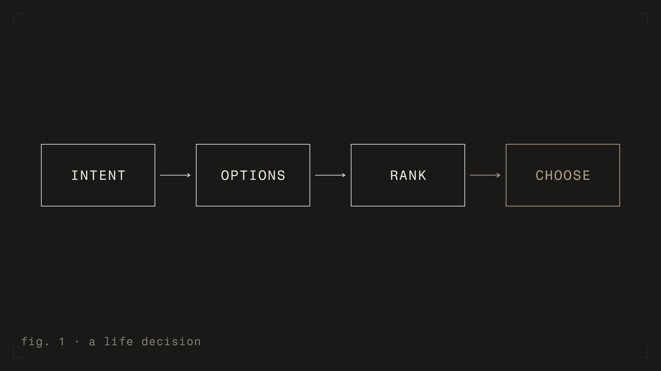 fig. 1 - a life decision [dark]