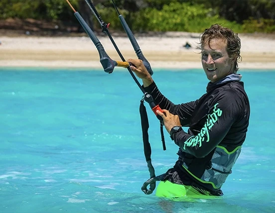 Comment débuter le kitesurf avec Jam