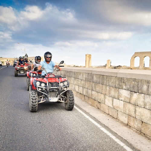 Quad bikes and Gozitan landmarks