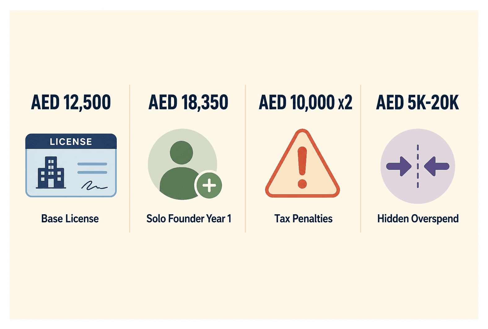 Infographic: Exclusions to Check in a Dubai Business Setup Package