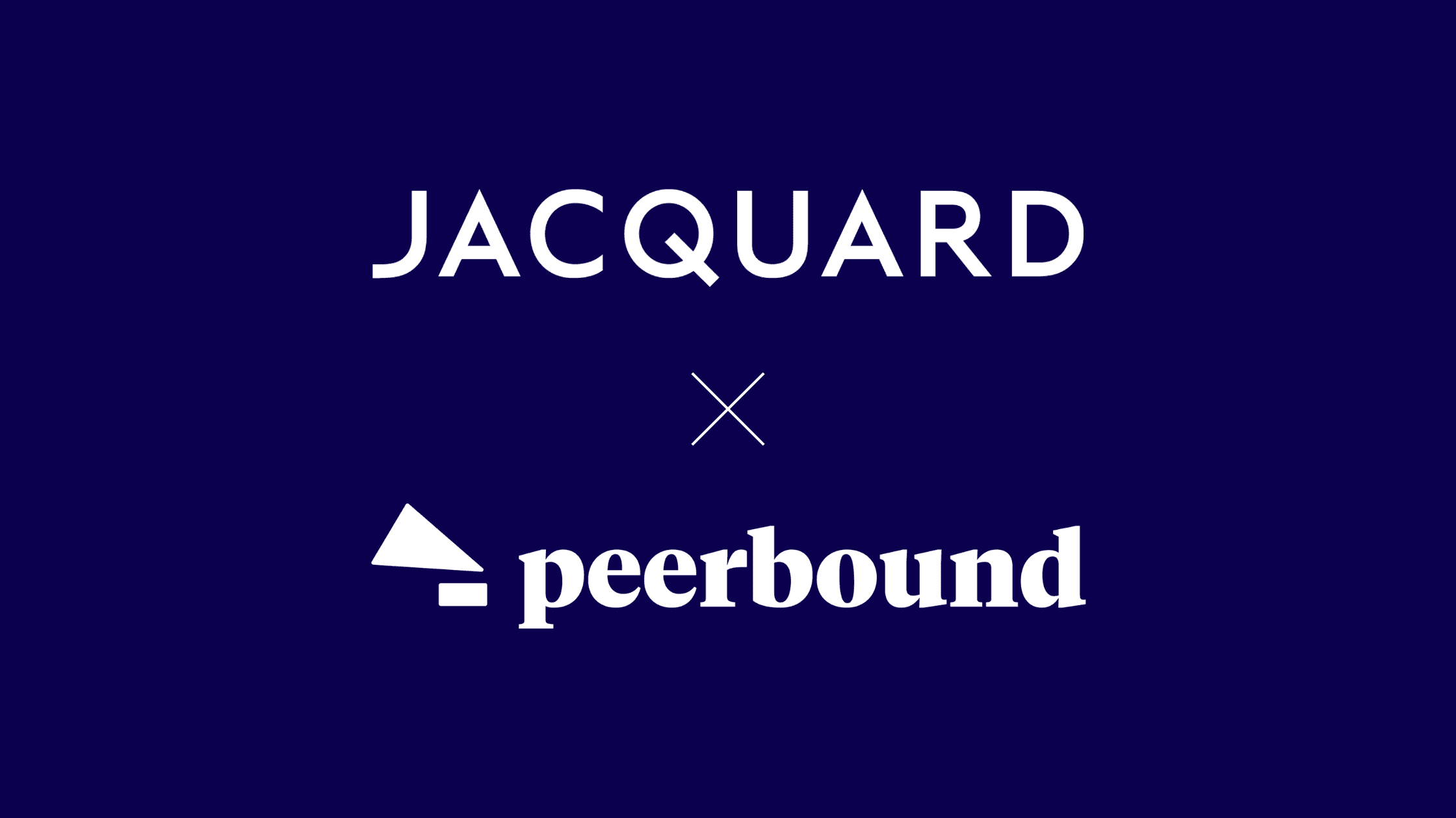 The Jacquard and Peerbound Partnership