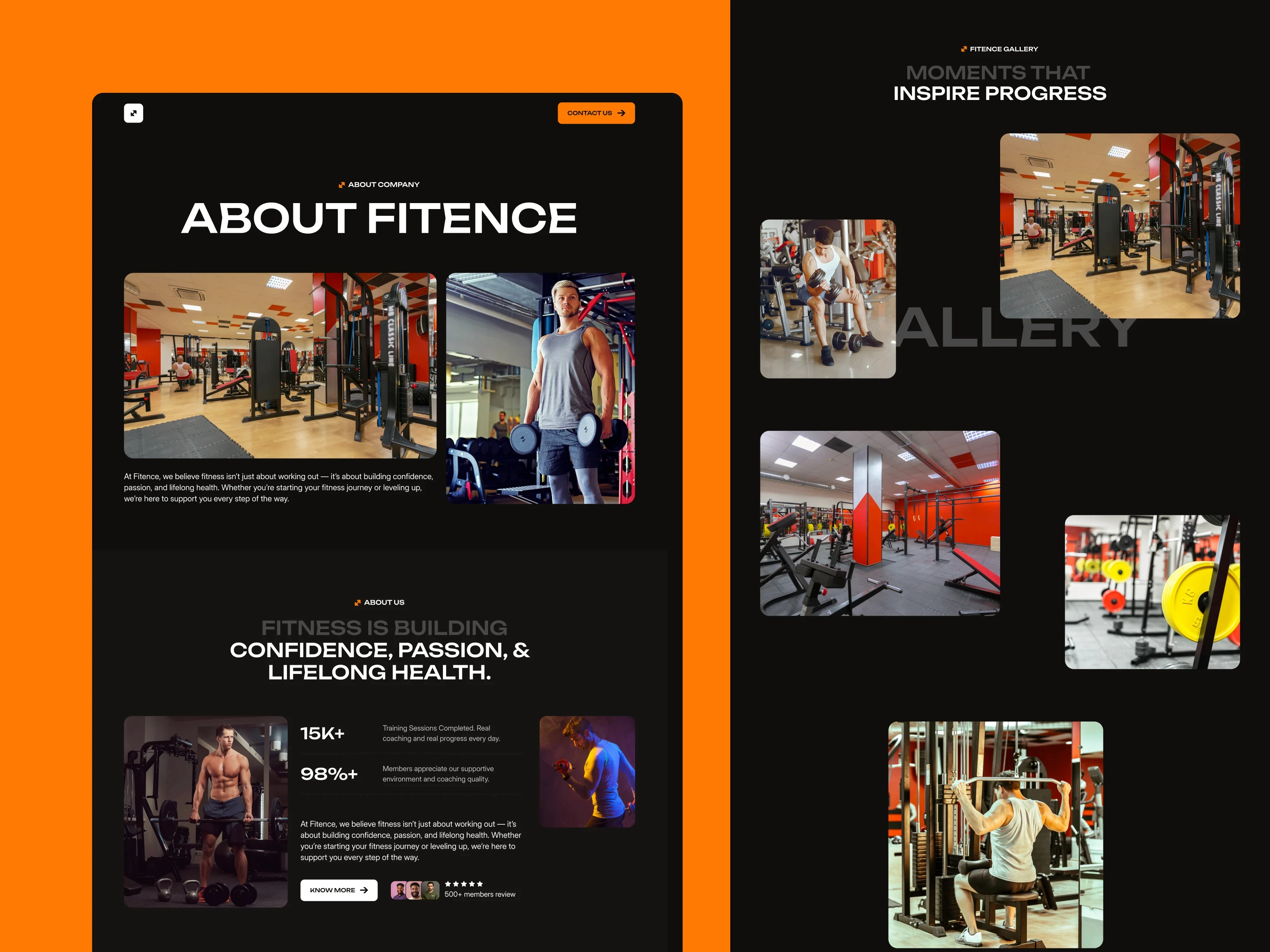 Gym & Fitness Business Template