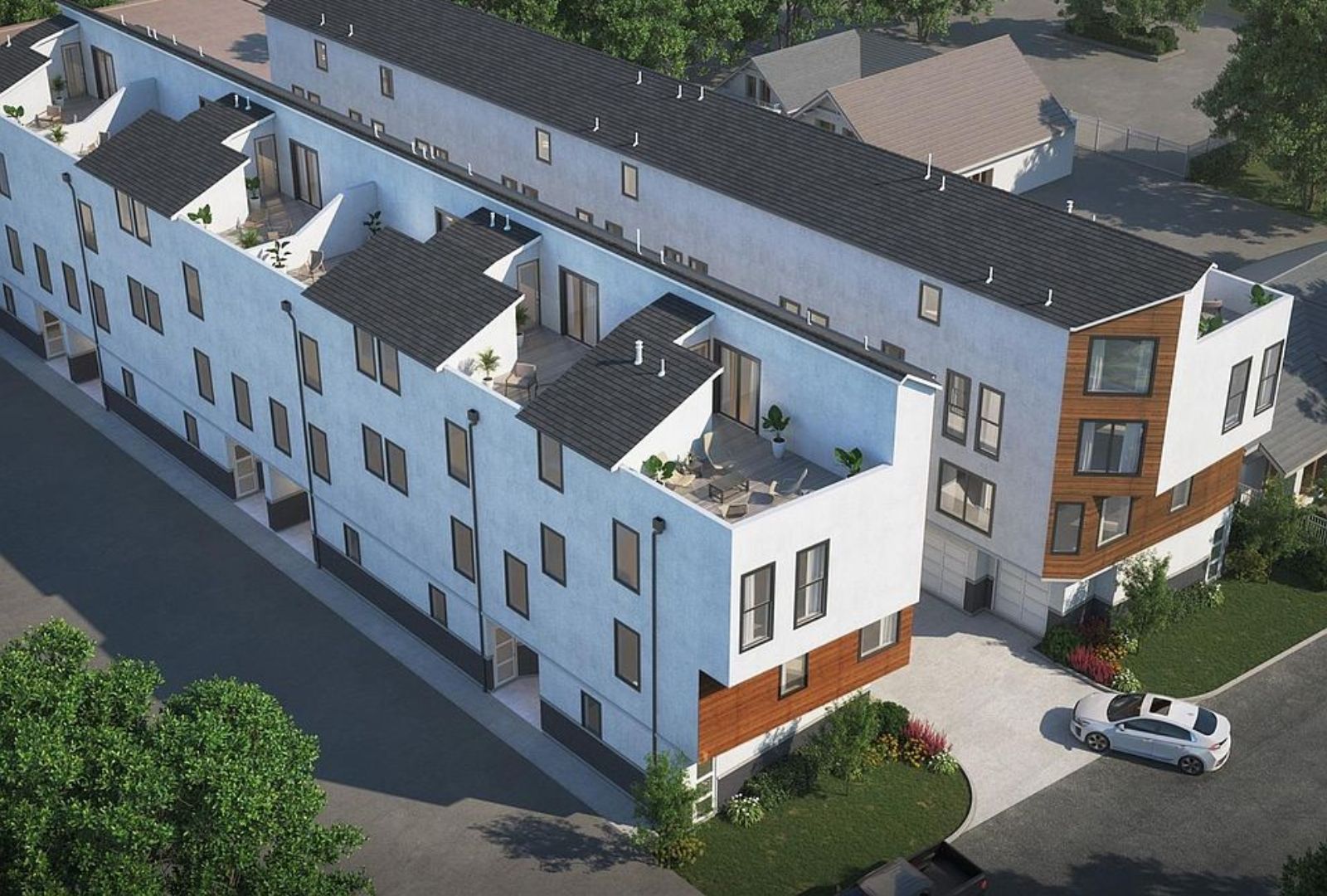 Seegar Townhomes — 12-unit multifamily community in Dallas, TX; managed by Savoy Residential.