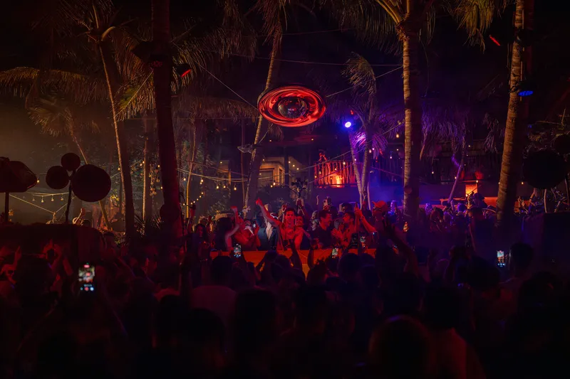 Music and nightlife experience at BE Tulum during Bonding Season 2027 in Tulum, Mexico.