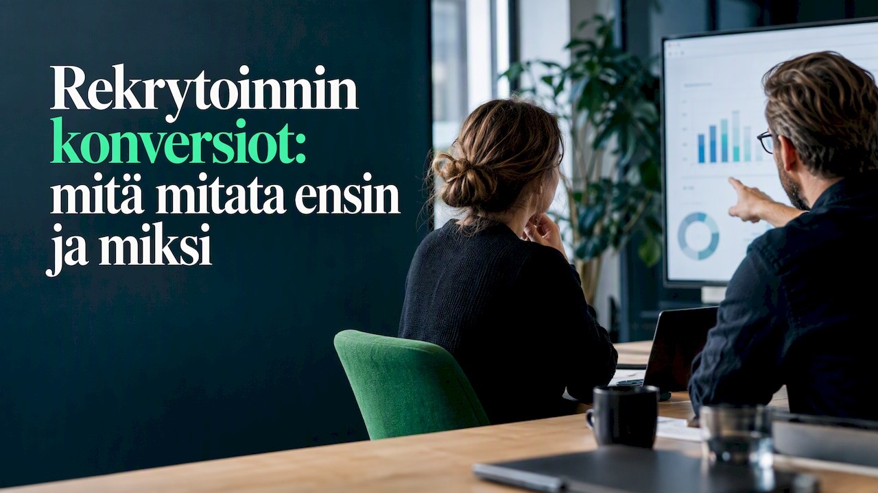 rekrytoinnin konversiot