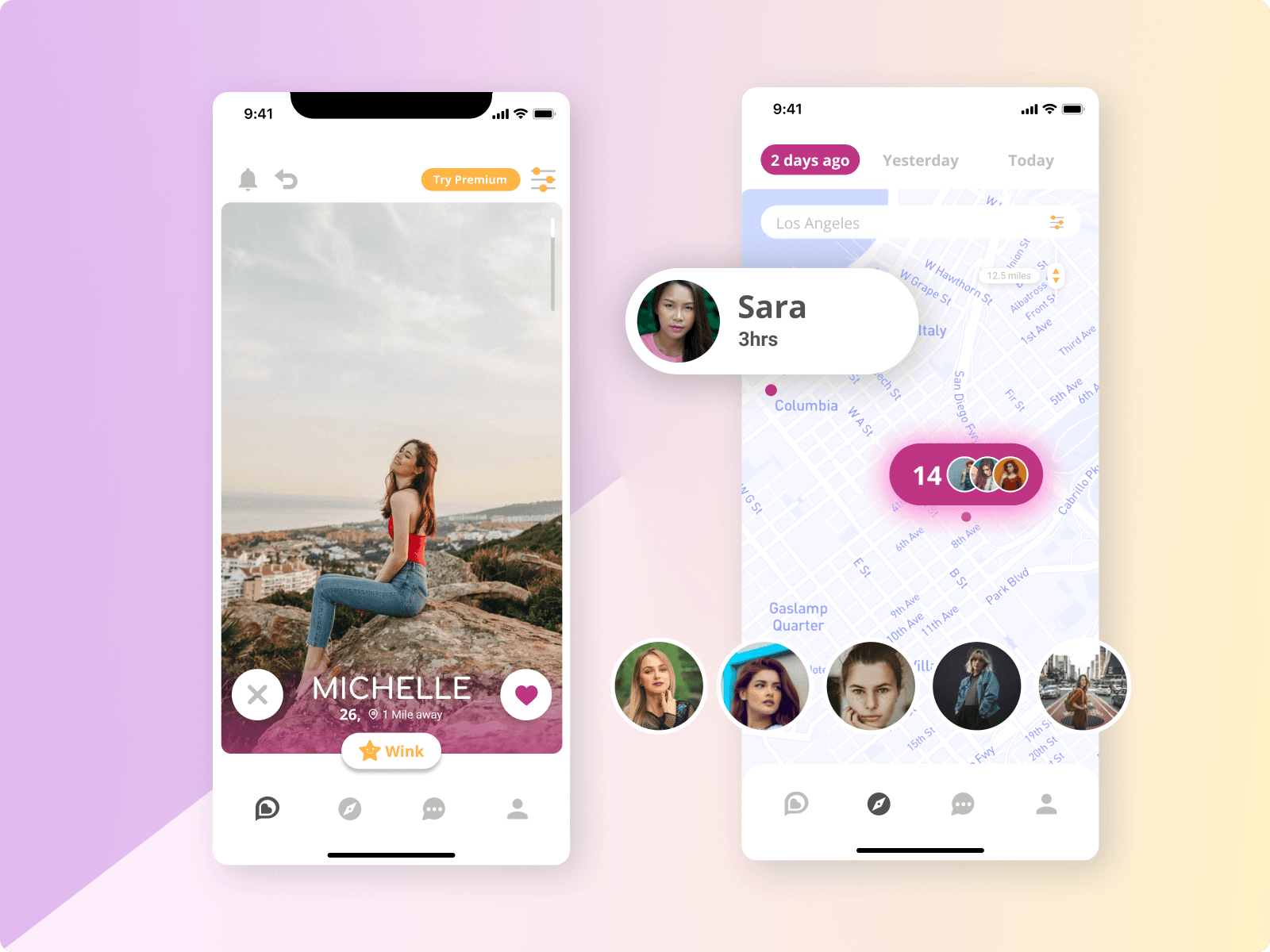 Perchance main screens