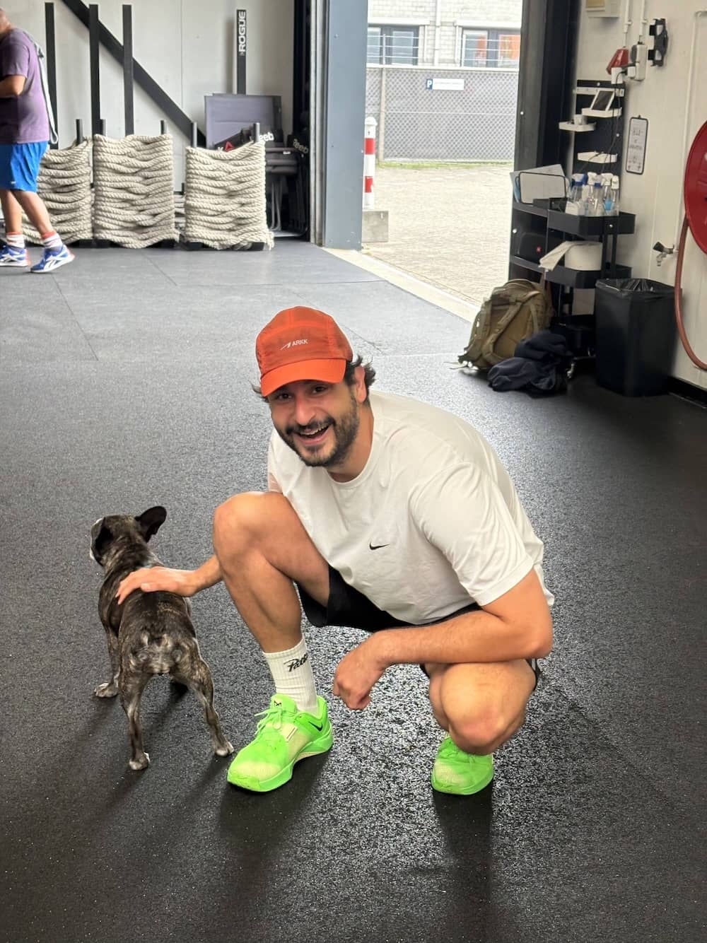 Team Huppa after a workout
