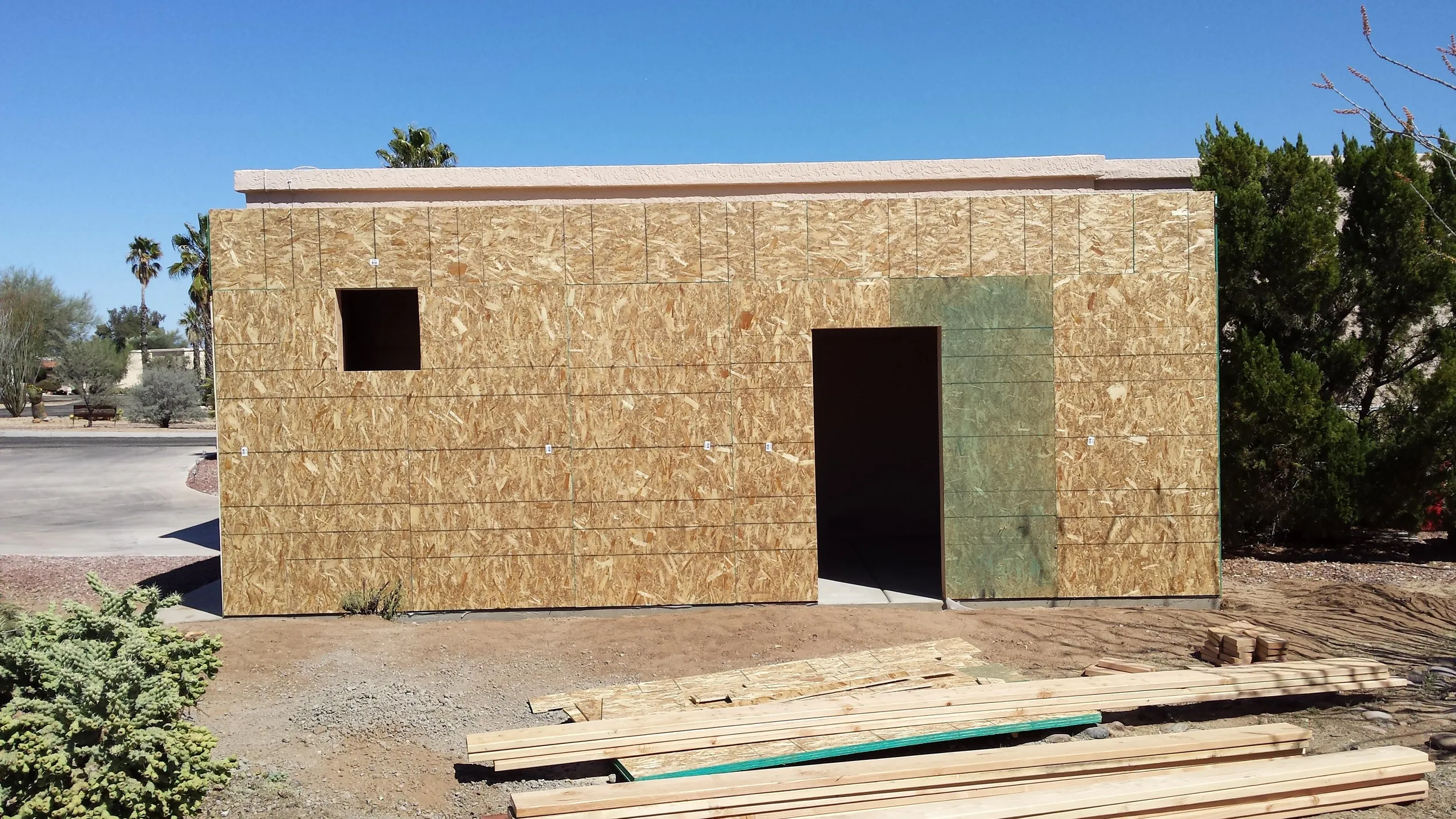 Permitted construction work by Silva Diversified Construction in Tucson