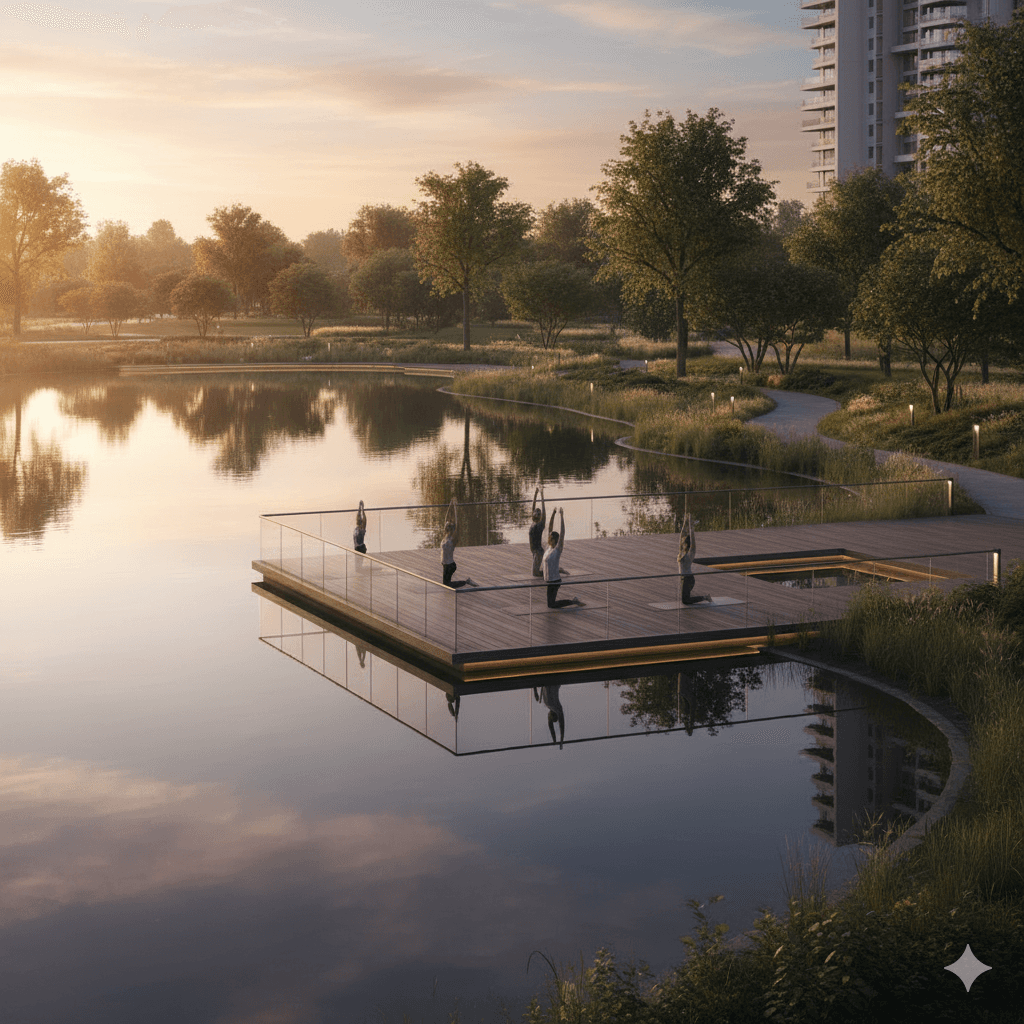 Signature lake and waterfront views M3M GIC