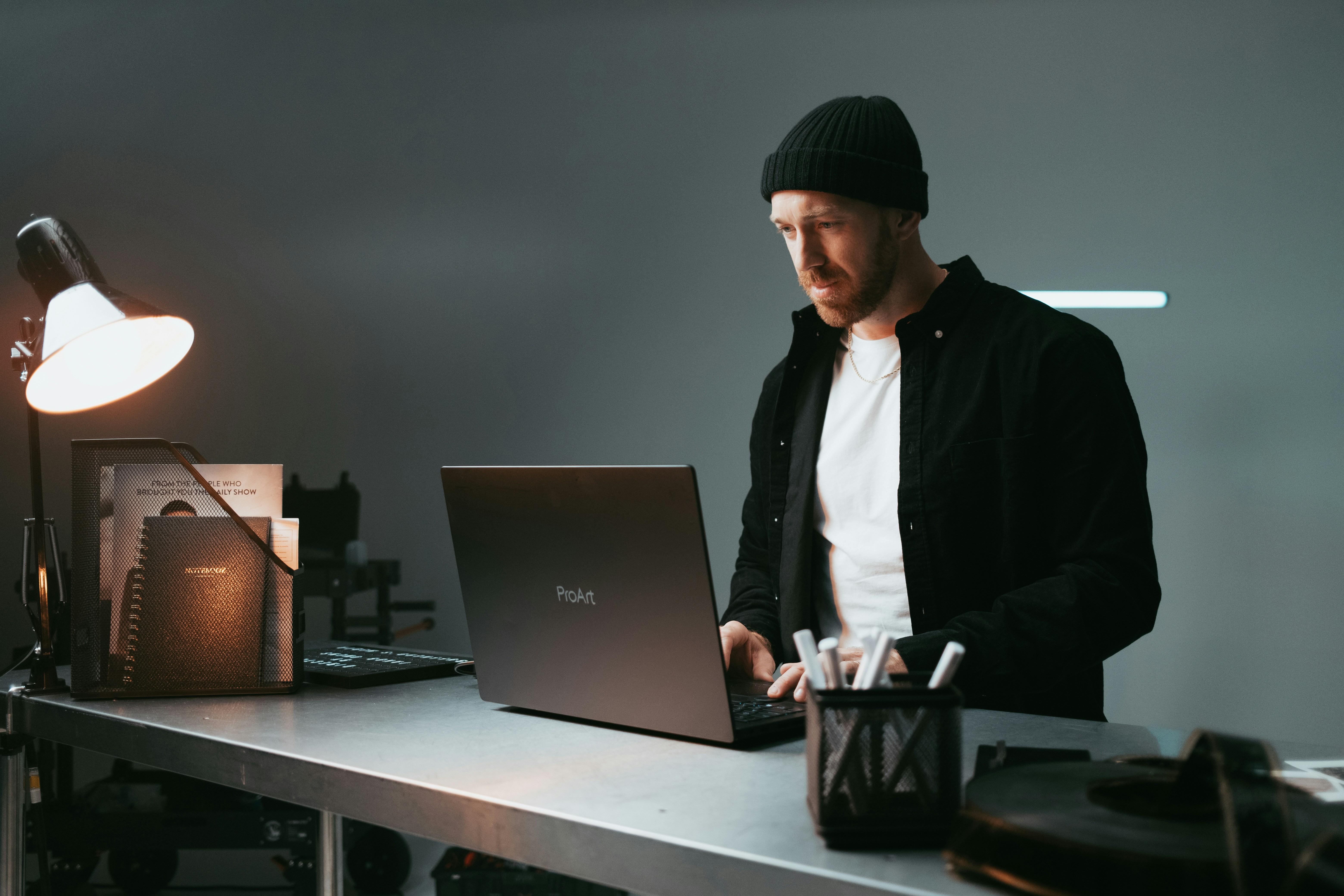 person in his work desk - Streamlabs Alternative