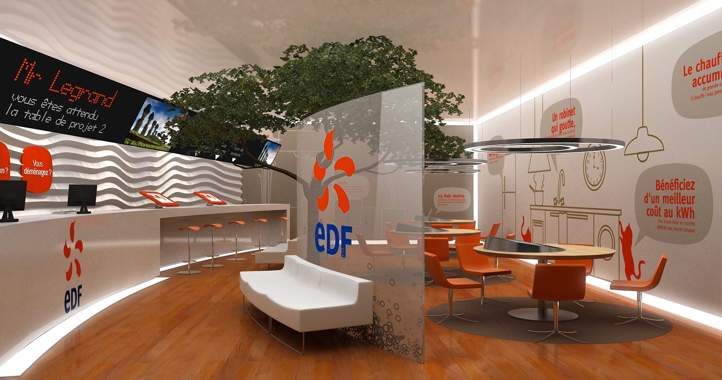 EDF concetp Store 3D projet