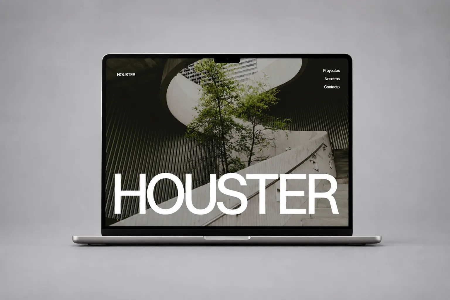 Diseño de página web profesional mostrado en un portátil para empresas y negocios