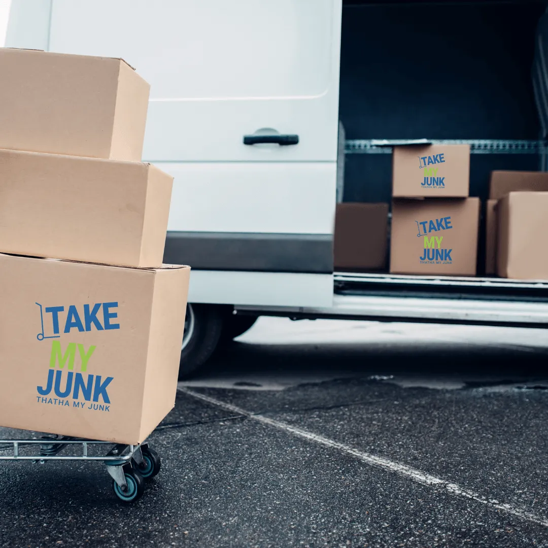 Take My Junk branded packaging and product presentation