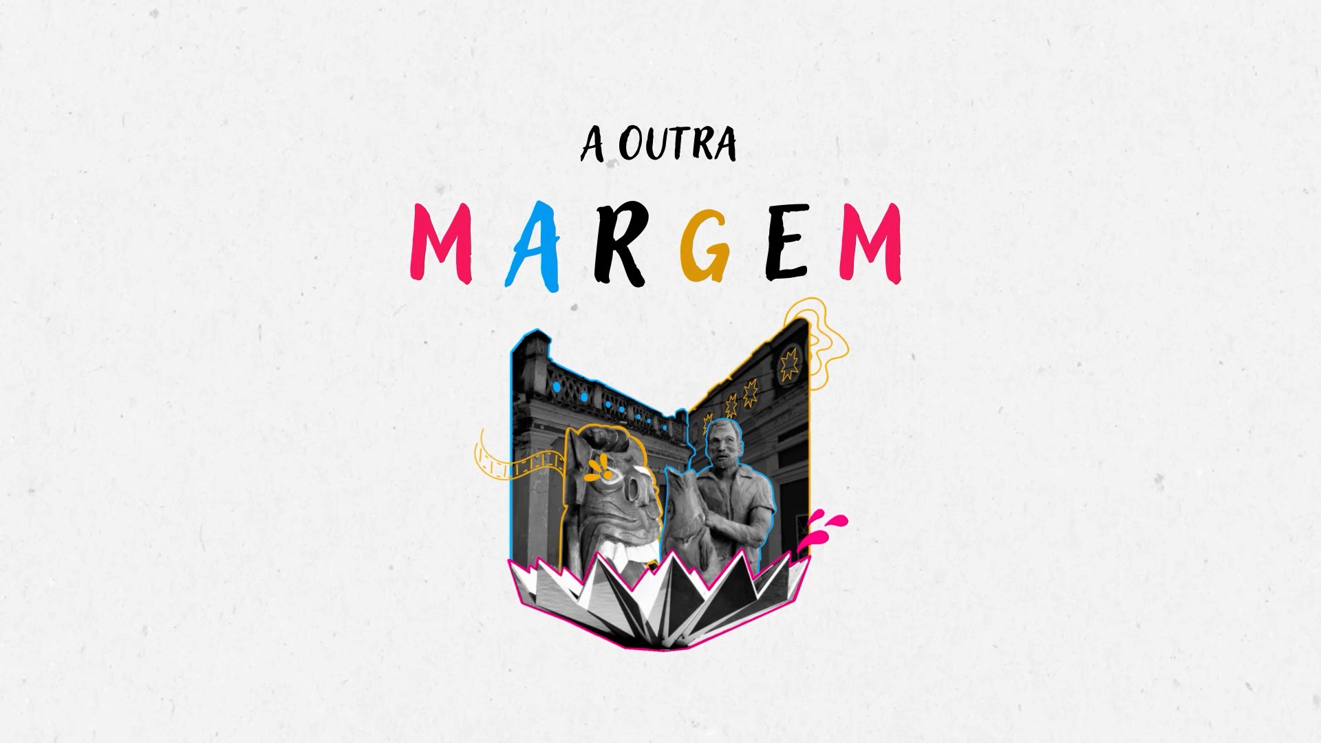 Motion Graphics video of a collage from A Outra Margem festival aftermovie