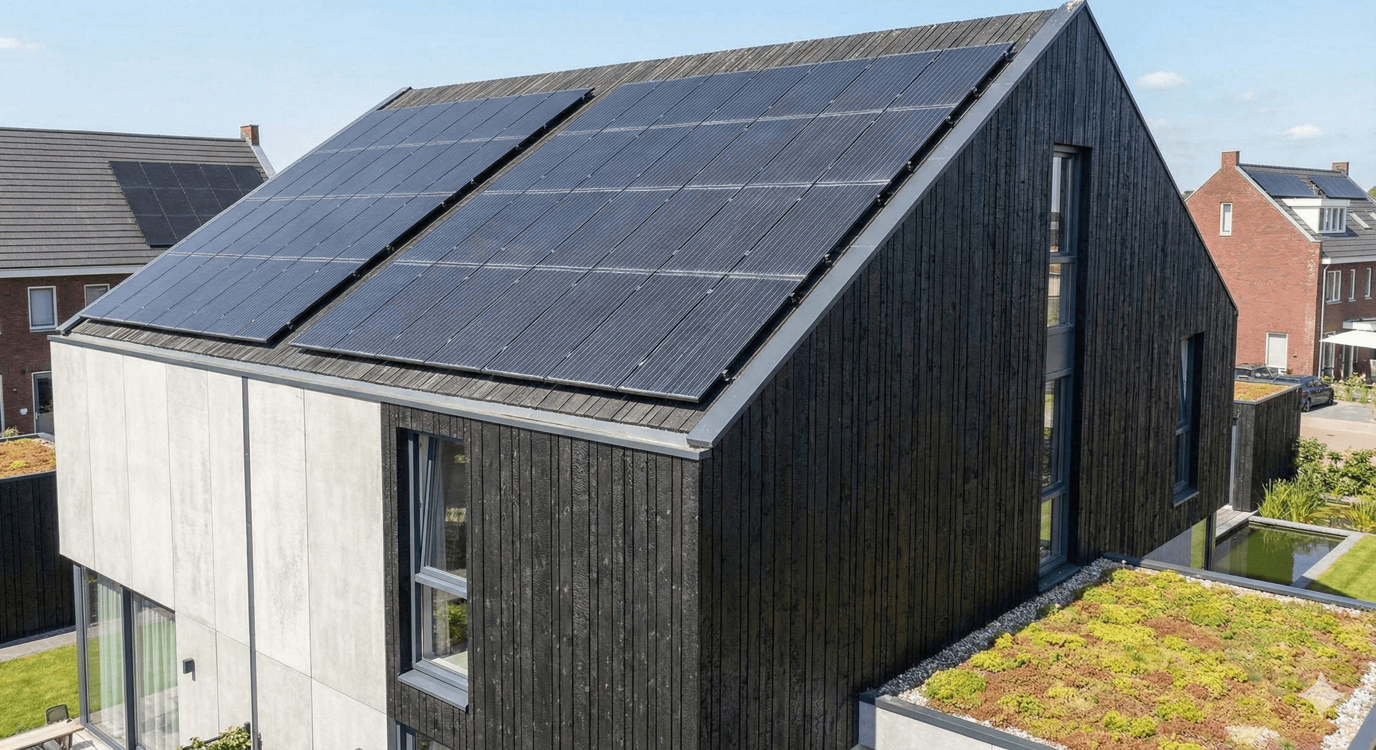 zonnepanelen op het dak