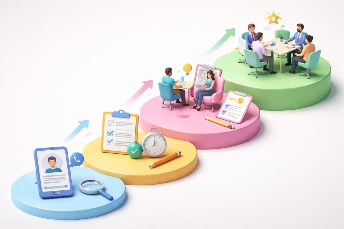 Sales candidate vetting stages