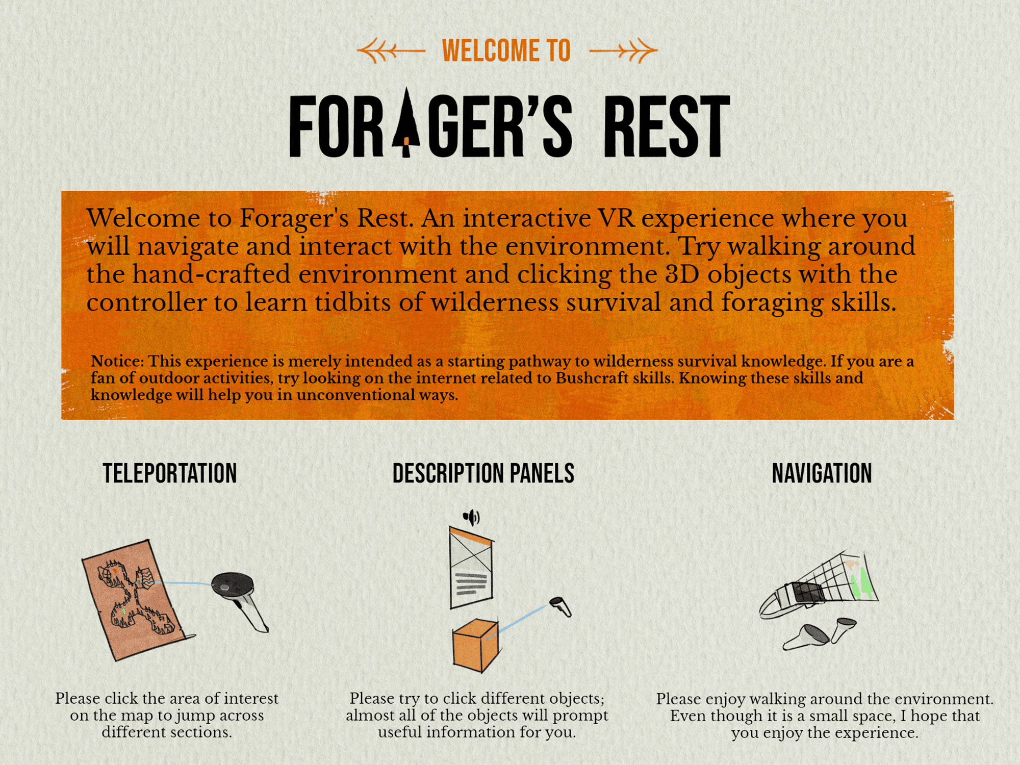 Forager's rest guide