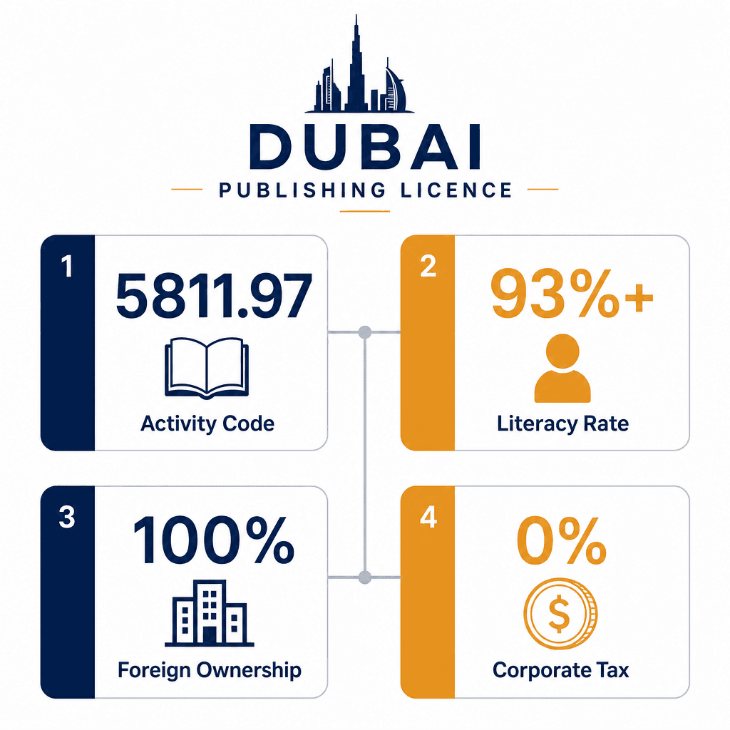 Infographic: How to Get a Books & Publications Services Business License in Dubai