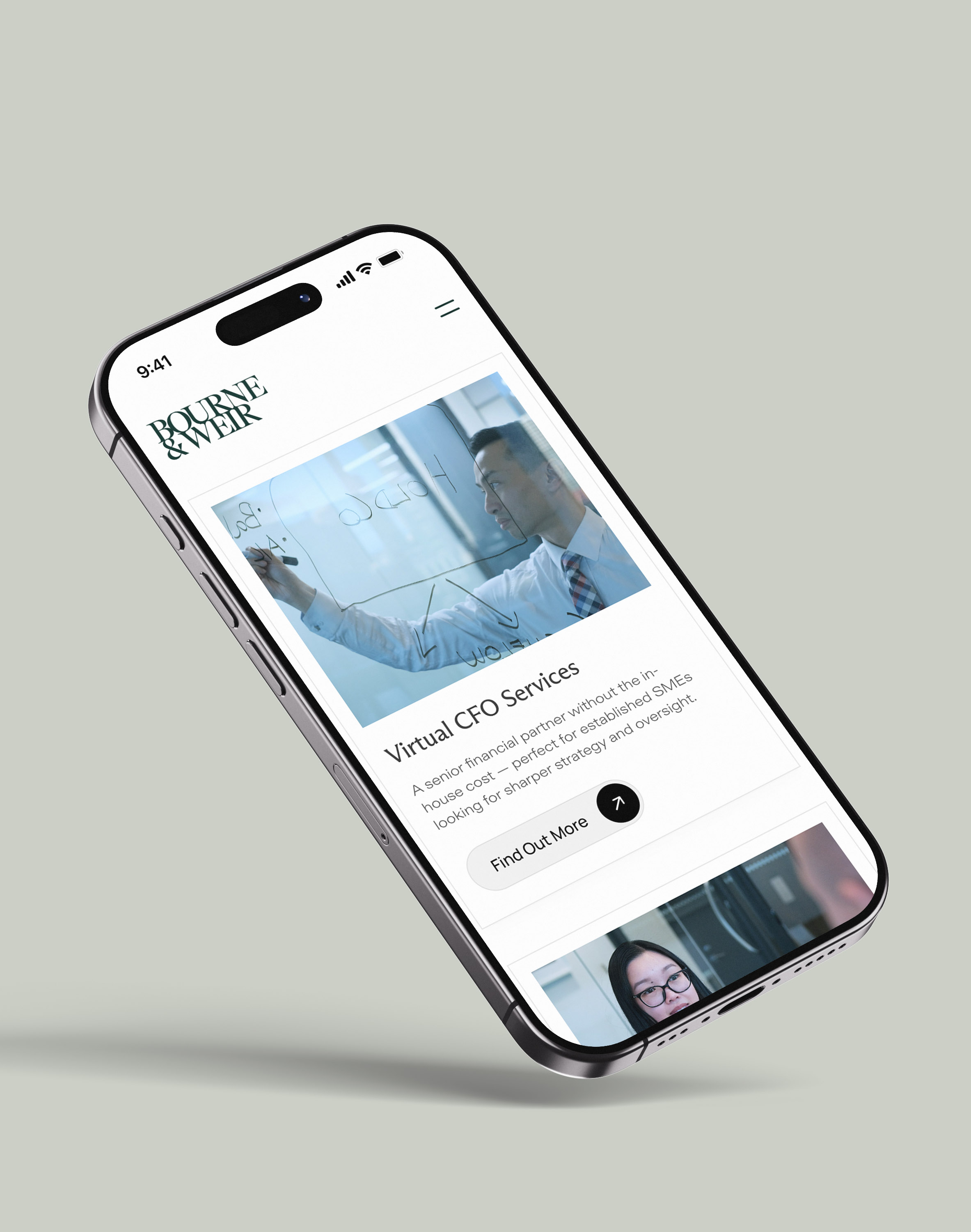 Iphone 16 mockup of website