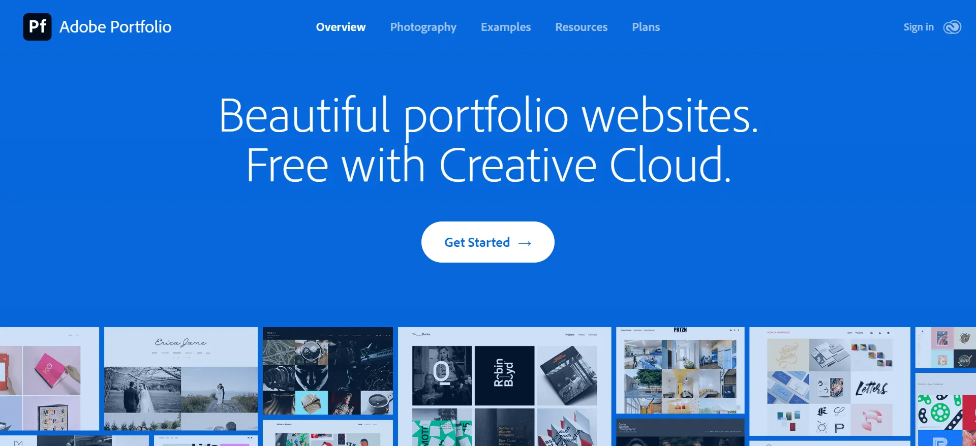Adobe Portfolio