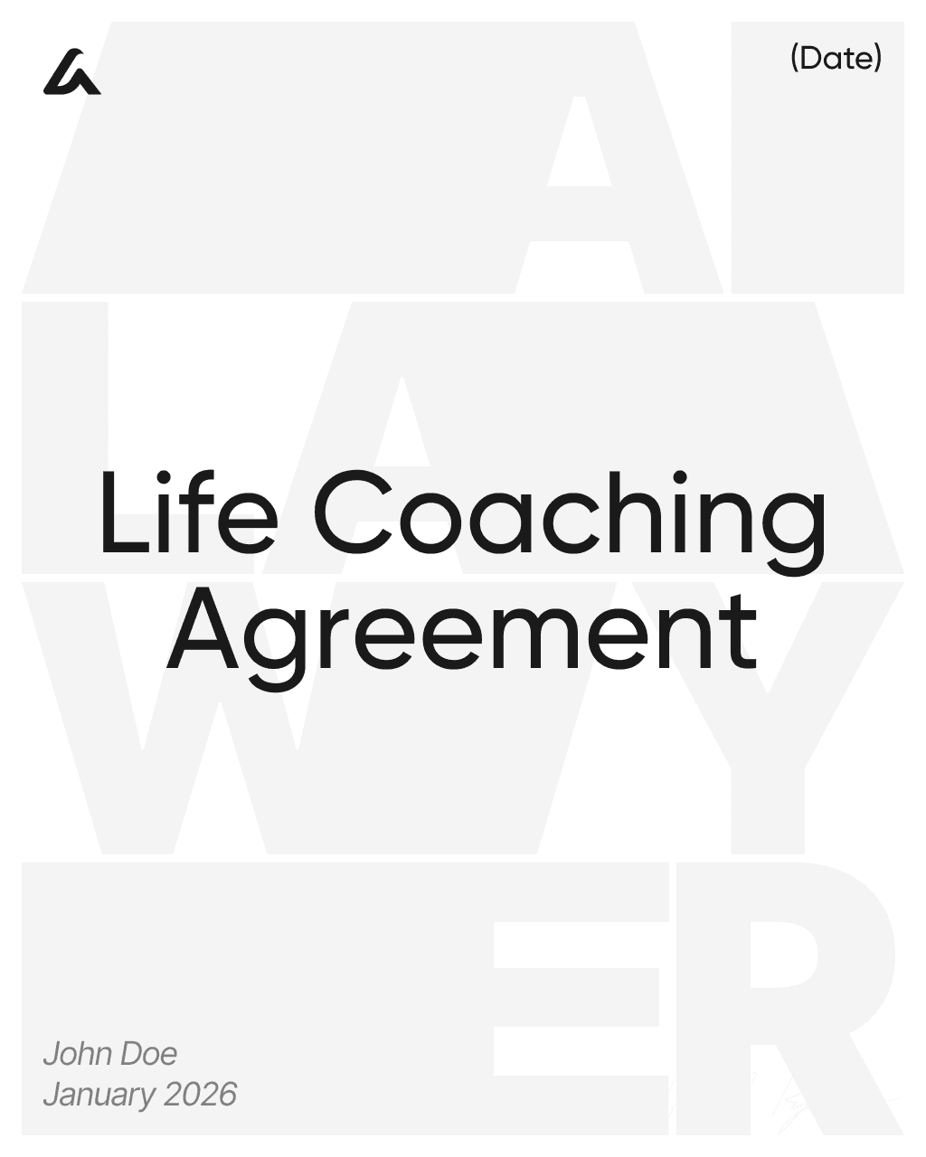 Life Coaching Agreement