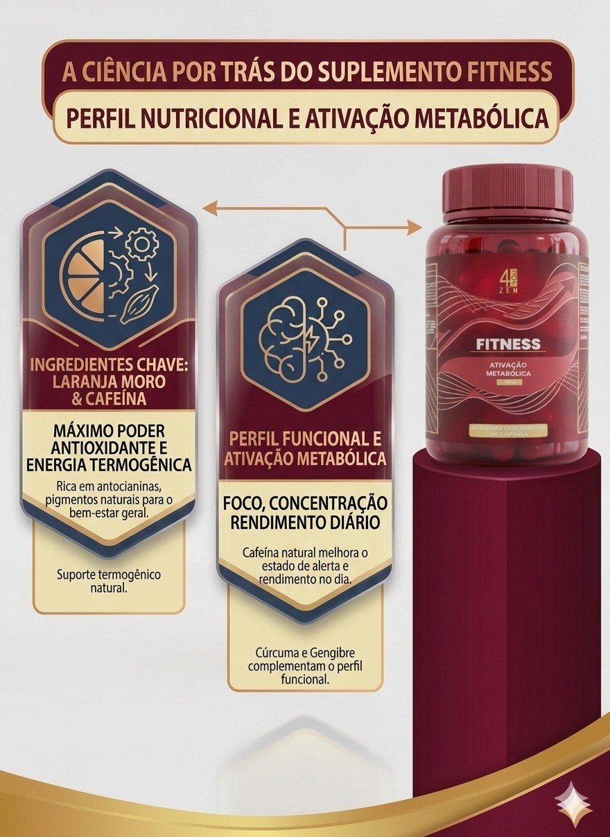 Kit 4you zen picolinato de cromo e formula fitness