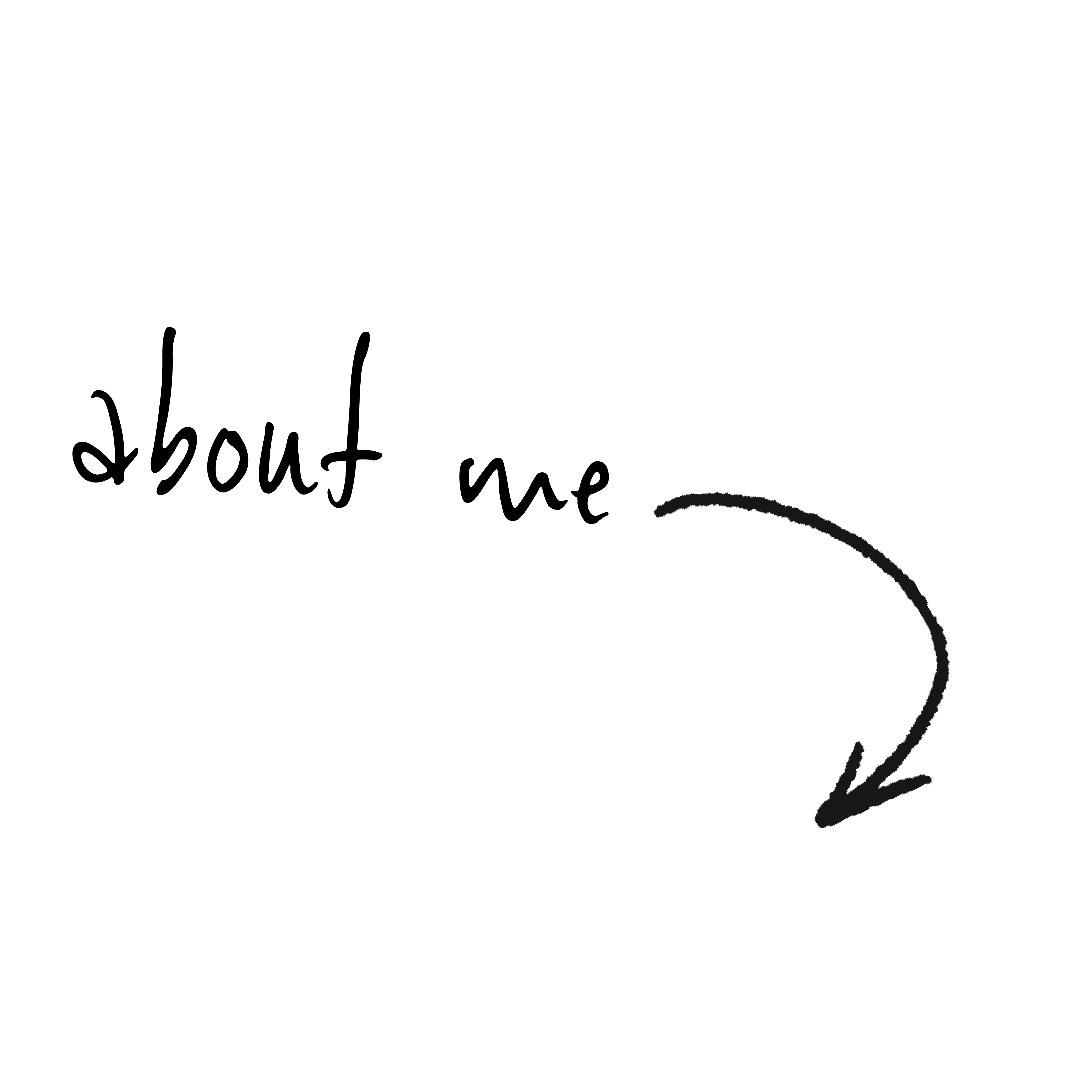 graphic saying "about me"