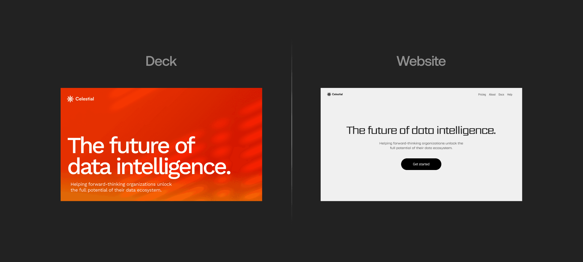 Visual comparison of a well designed deck versus a poorly built website