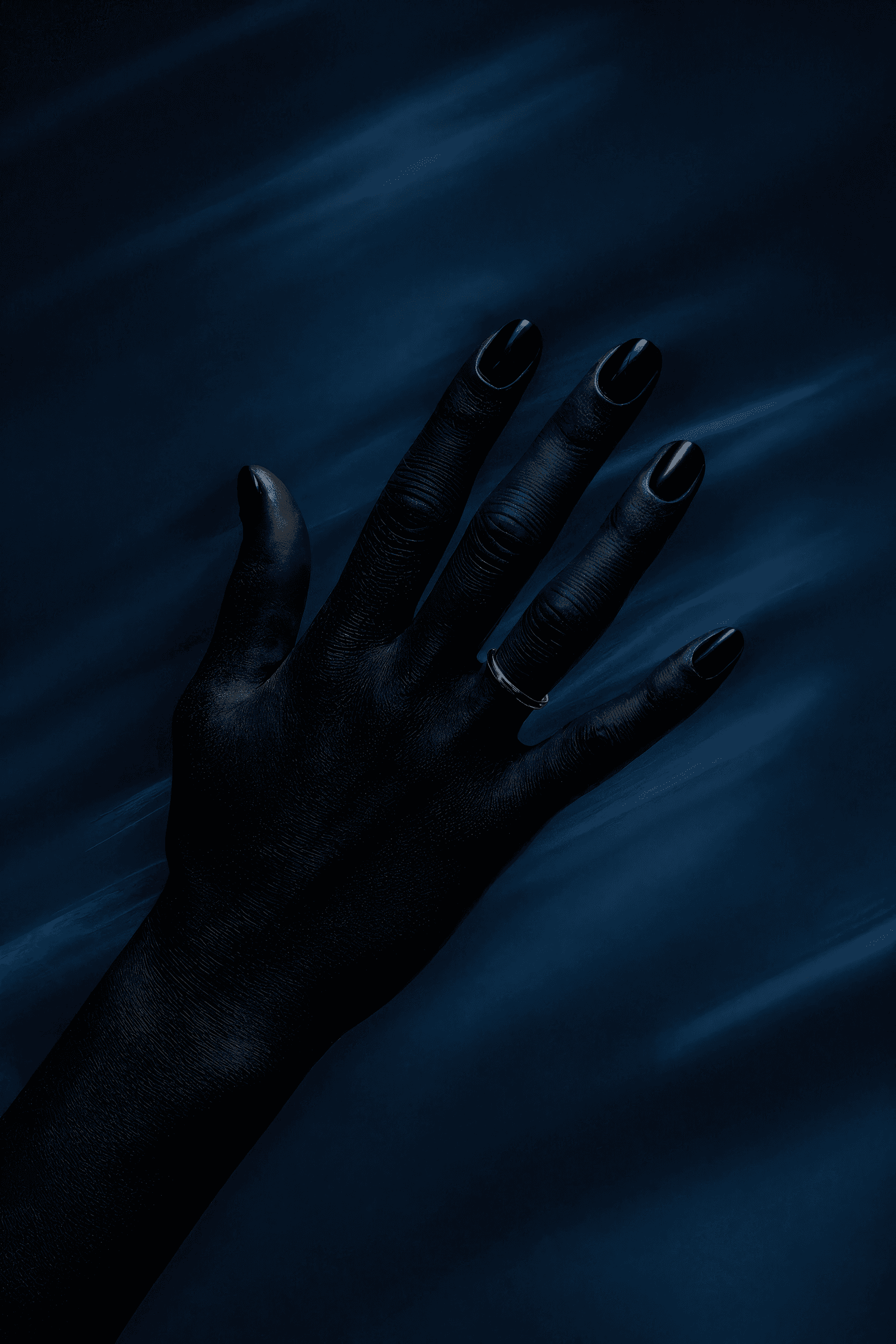 Blue Glow: Studio Portrait Series