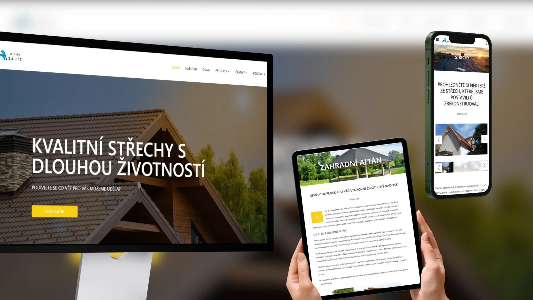 Střechy Zajíc web