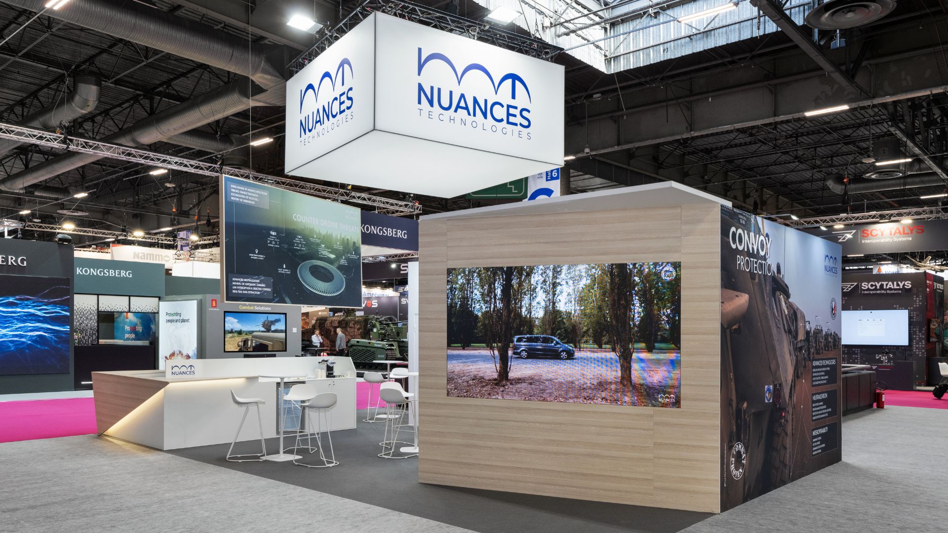 Stand Nuances Technologies par Expace Eurosatory