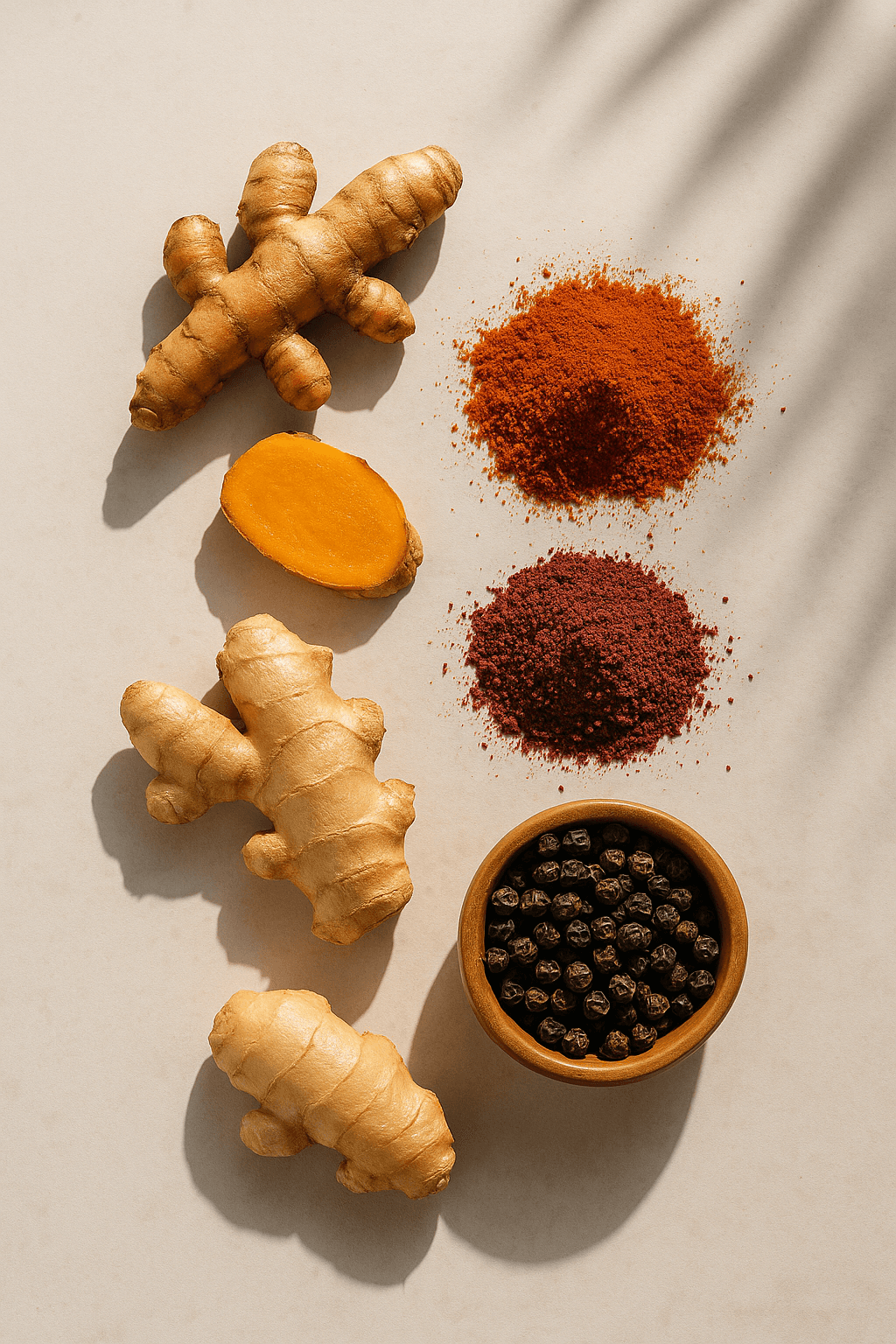 turmeric, ginger, cayenne, black pepper & sumac