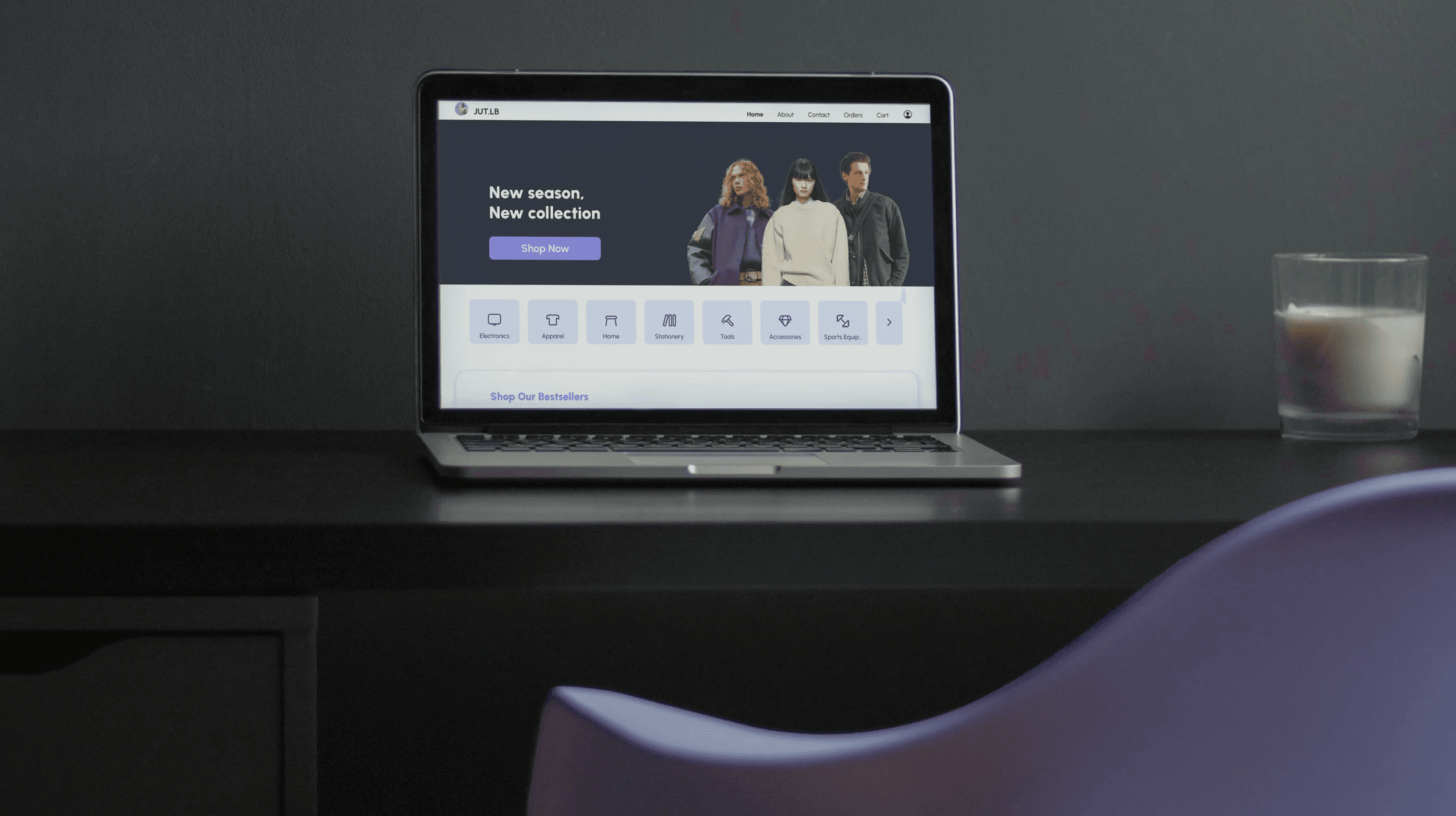 jut website cover page 