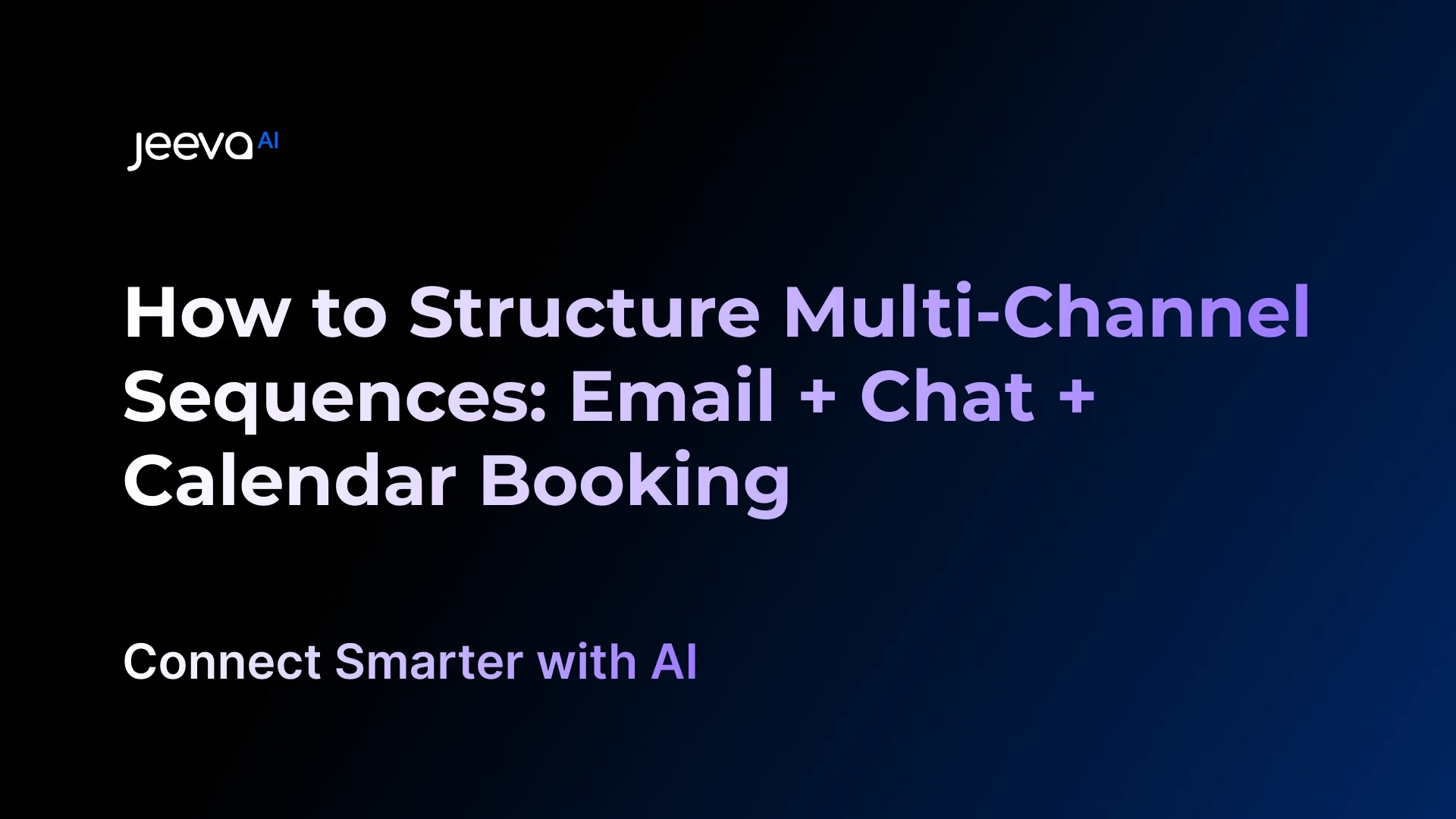 structuring Multi channel sequences