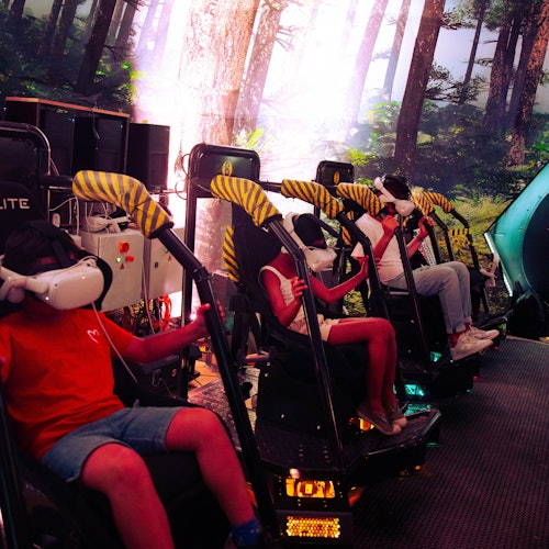 Jurassic Island, une attraction VR au Jardin d'Acclimatation