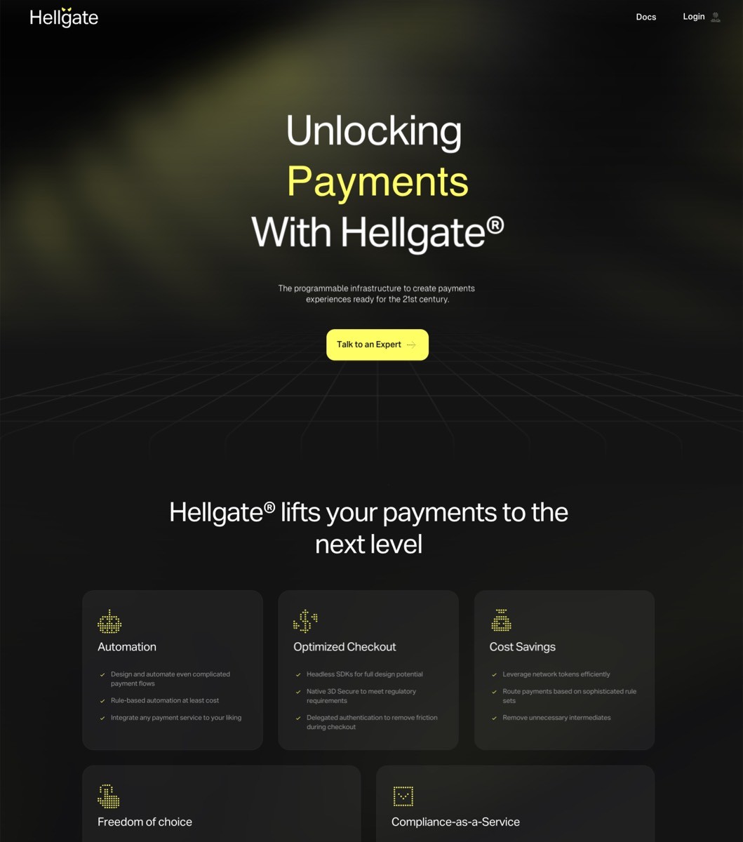 Hellgate website by AGR Studio