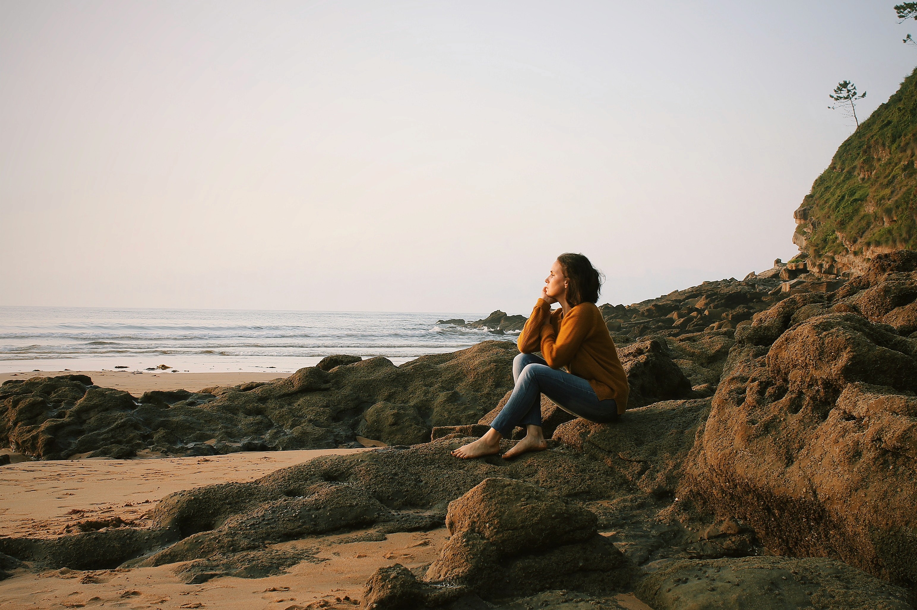 Women in the beach