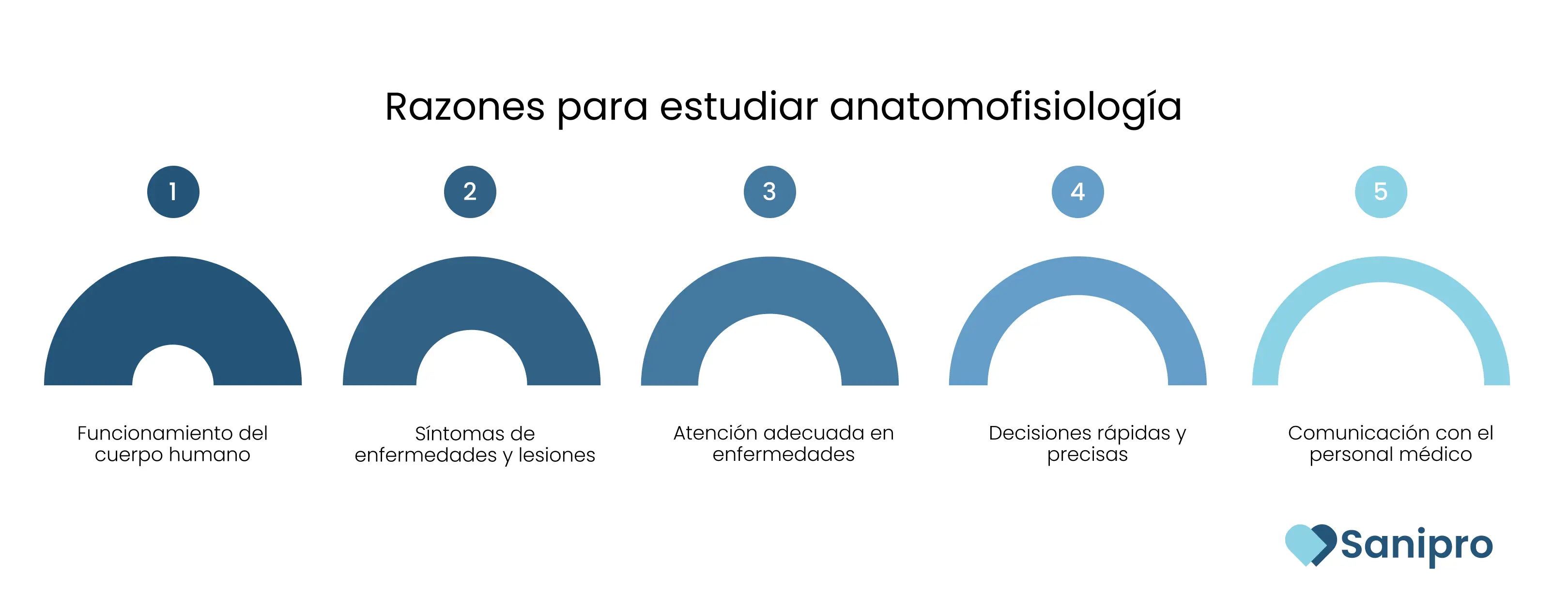 Razones para estudiar anatomofisiología